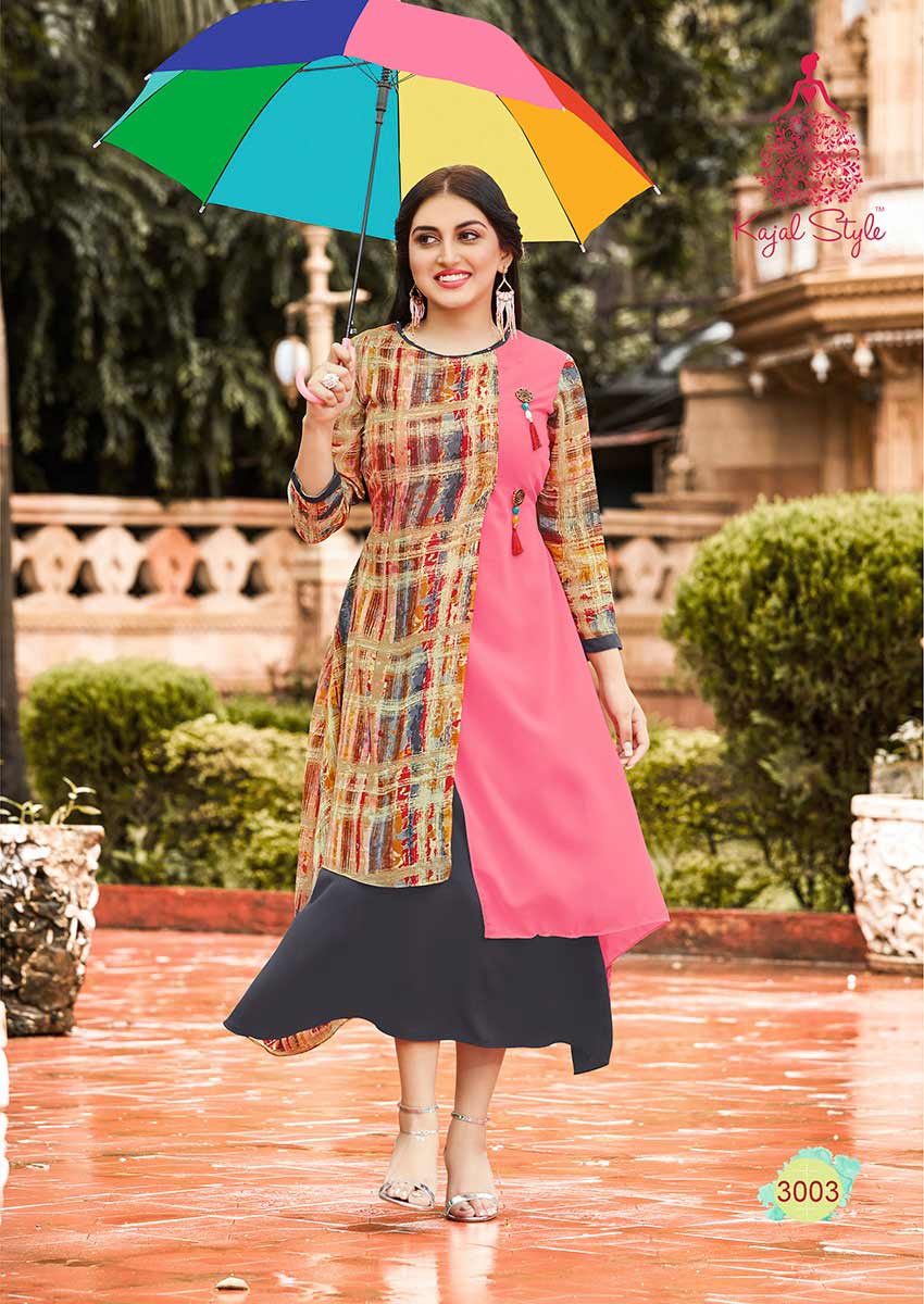 Fashion Blossom Vol-3 Kajal Style Georgette Kurti Fashion Blossom Vol-3 Kajal Style Georgette Kurti